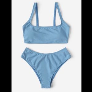 Light Blue Shein Swimsuit